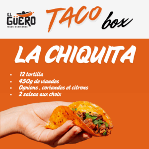 TACO BOX - LA CHIQUITA